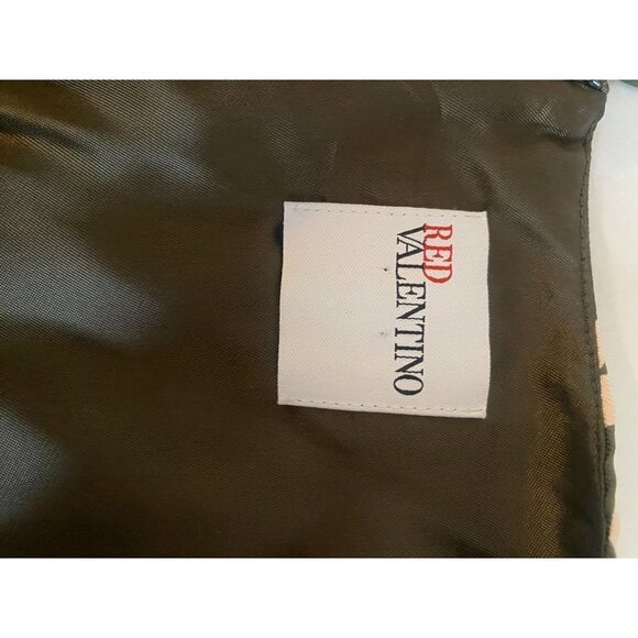 NWOT Red Valentino 100% Silk Sleeveless Green and Yellow Floral Sheath Dress 2 - Picture 4 of 5